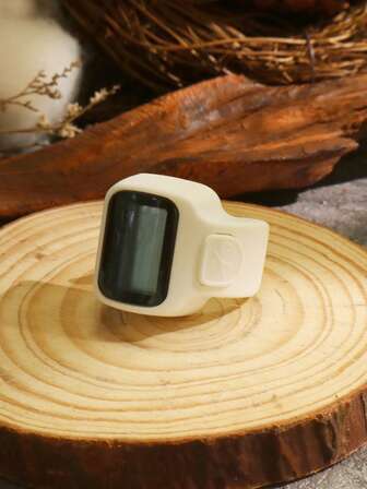 1个/6个/8个/12个装 花朵和水钻装饰手持计数器，电子手动按钮计数器，小巧便携指环计数器，拇指按压计数器，适用于学习、运动和其他计数活动