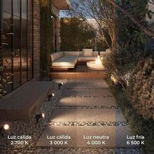 Lmpara para Jardn Exterior con Estaca Foco de Piso Reflector IP65 Temperatura de Colores No Atenuable GU10 Lmpra para Paisaje STAKE PL - 7411. N Luz Clida 2700K - Luz fría 6500K - Ver 9