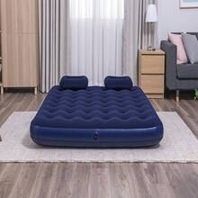 Queen Size Inflatable Mattress With Pump And Pillows - 藏蓝色 - 查看 6