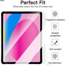 2 paquetes de protector de pantalla para iPad de 11.a generación (compatible con iPad de 11 pulgadas A16 2025), protector de pantalla de vidrio templado para iPad de 11.a generación de 11 pulgadas, dureza 9H, resistente a los arañazos