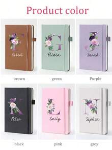 1pc Personalized Diary Notebook, Customizable Name Notebook, Custom Diary, Work Notebook, Small Notebook, Diary, Writing Journal, Blank Notebook, Dotted Notebook, Boy's Diary, Small Sketchbook, Paperage Notebook, Pocket Notebook - Style 9 - View 5