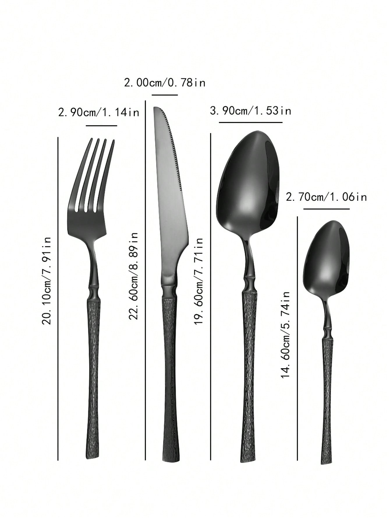 مجموعة أدوات مطبخ من الفولاذ المقاوم للصدأ بمقبض ع...