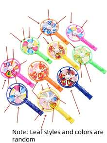 20pcs Colorful Pinwheel Whistles, 12cm/4.72in Length, 6.5cm/2.56in Width. Fun Party Favors To Liven Up The Atmosphere. Party Supplies: Small Toys, Christmas Gifts, Christmas Essentials, Cheering Props, Candy Whistles, Pinwheels, Colorful Pinwheels, Referee Whistles, Loud Outdoor Sports Whistles, Halloween Gifts, Christmas Gifts. Give Your Family A Gift And Surprise! - Multicolor - View 2