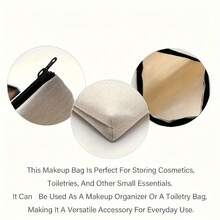 1pc Cute Duck Cosmetic Bag With "Just A Girl Who Loves Ducks" Design - Yellow & White Duck Pattern Makeup Pouch, Portable Travel Toiletry Organizer For Women, Girls, Duck Lovers (Birthday Gift For Daughter, Sister, Friends)