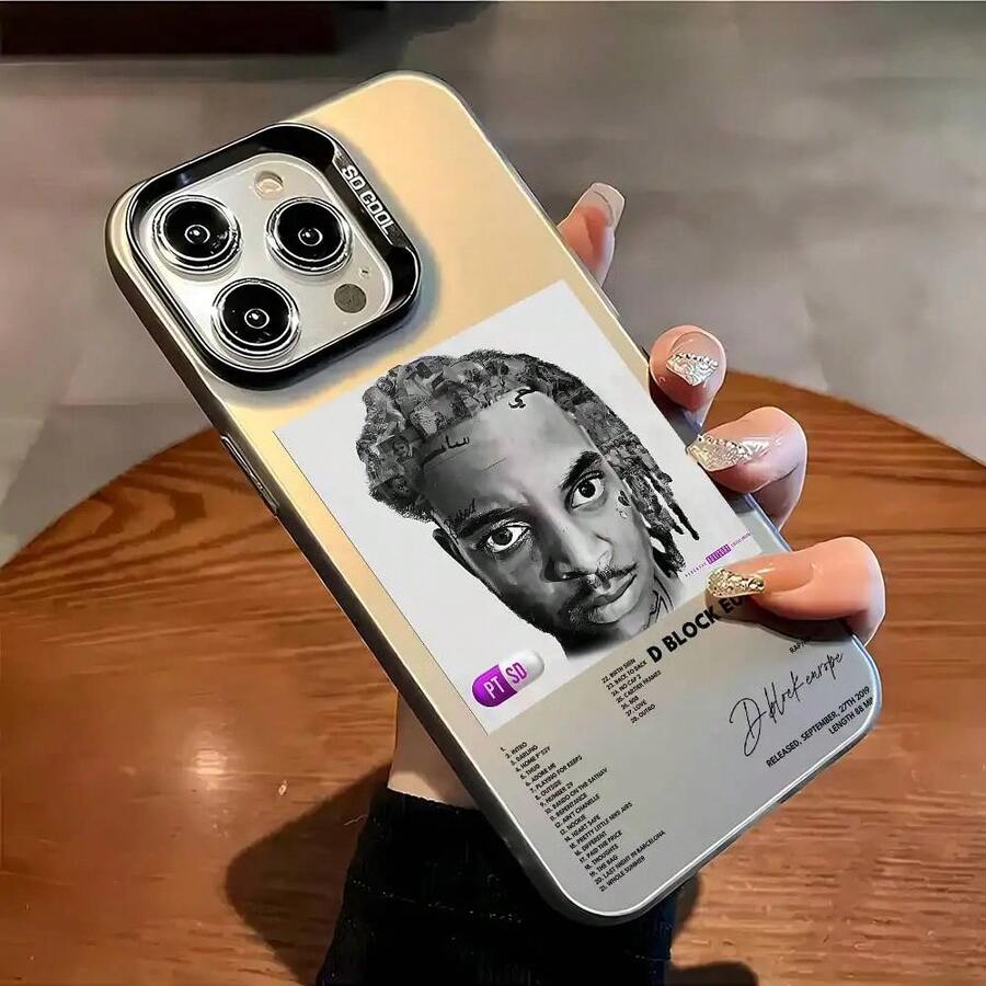 Funda de teléfono D B-Block -urope para iPhone 16 Pro Max 15 14 13 12 Plus 11, moda mate, gradiente láser aurora, cubierta a prueba de golpes, compatible con funda para iPhone 17, funda para iPhone 17 Pro, funda para iPhone 17 Pro Max - Z4 - Ver 1