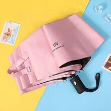 Sonnenschutzschirm mit Beschichtung - Manuell faltbarer Regenschirm für Frauen und Männer - 8-Knochen-Vinyl-Regenschirm - 96,8 cm ausgeklappt - perfekt zum Sonnenschutz