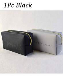 Bolsa de cosméticos personalizada con nombre. Bolsa de maquillaje personalizada con monograma. Bolsa de almacenamiento de toallas sanitarias. Bolsa de maquillaje de viaje. Bolsa de tocador de cuero. Bolsa de almacenamiento personalizada. Bolsa de dama de honor del mes de nacimiento, regalos para la fiesta de bodas, recuerdos para la despedida de soltera, regalo de dama de honor, versátil, regalo ideal para ella, novia, él - Multicolor - Ver 16