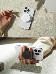 1/2 chiếc giá đỡ điện thoại từ tính có thể gập lại, tương thích với điện thoại thông minh và máy tính bảng, phụ kiện, trong suốt, phù hợp với điện thoại Apple và Android, quà tặng sinh nhật cho gia đình và bạn bè. - Nhiều màu - Xem 3