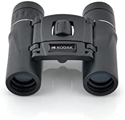 KODAK Binocular BCS200 - Prismáticos compactos, Aumento 8X, Campo de visión de 126 m a 1000 m, Correa de Transporte y Funda incluida, Color Negro - Negro - Ver 3