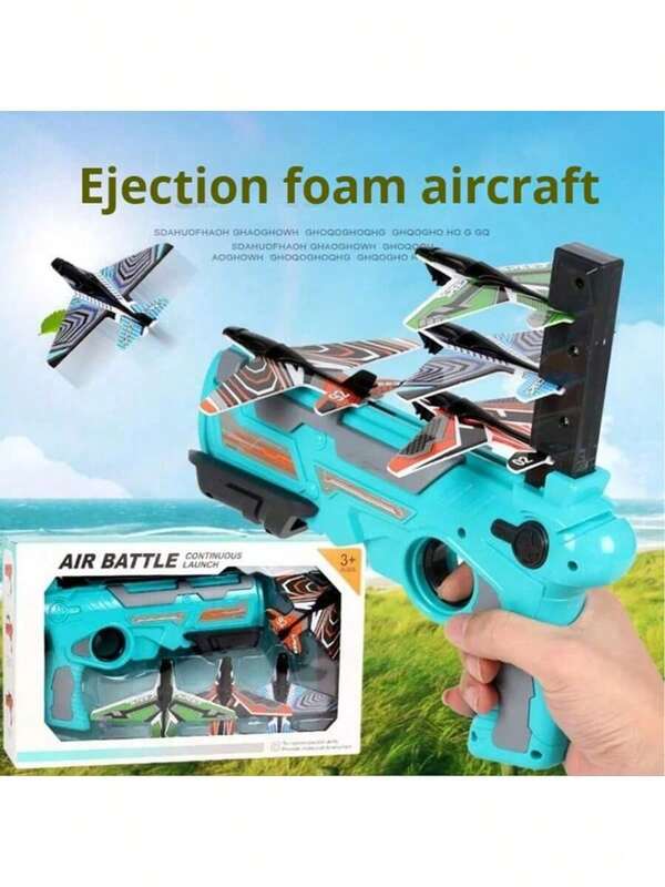 1 Set Outdoor Foam Dart Blaster Gun, Children Outdoor Parent-Child Fun Toy, Party Gathering Toy, Gift For Boys, Holiday Gift, Suitable For 3+ Kids Toy