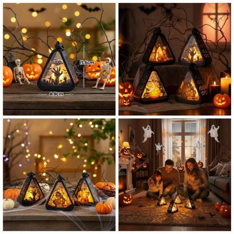 Holiday Lighting - 4 + Triangle - View 1