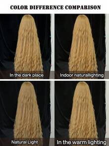 7JHH WIGS 44 Inch Extra Long Blonde Cosplay Wig With Bangs Loose Long Curly Blonde Lolita Wig Soft Synthetic Heat Resistant Costume Wig For Women & Girls Party Wedding Rapunzel Use - Linen Gold - View 8