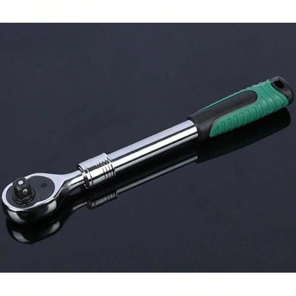مفتاح ربط سريع مصقول ومطلي بالكروم 72 سن، مفتاح إصلاح السيارات التلسكوبي من شركة Zhongfei Xiaofei