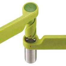 Joseph Joseph Helix Garlic Press Mincer Ergonomic Twist-Action Hand Juicer Stainless Steel, Green - 杏色 - 查看 2