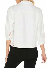 LifeShe Denim Jacket Light Jean Jackets Coatshalloween - 白色C - 查看 10