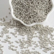 2 毫米 1800 颗金属玻璃种子珠、小工艺珠、小隔珠，用于制作珠宝 DIY 手链项链
