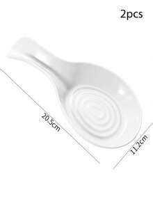 1 قطعة/2 قطعة حامل ملعقة من البولي بروبيلين، حامل ملعقة الحساء، وسادة الملعقة، حامل ملعقة مشترك، حصيرة عازلة للحرارة، أداة مطبخ