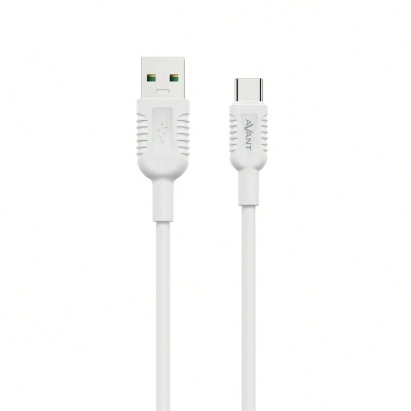 Câble USB A TYPE C 2M 5A CHARGE RAPIDE - FORCE EDITION - Blanc - Voir 1