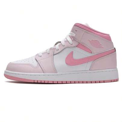 Nike Air Jordan 1 Mid (GS) 篮球鞋，户外休闲舒适运动鞋，DQ8423-600