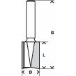  Bosch 2 608 628 375 - Frese per scanalature - 8 mm, D1 14 mm, L 20 mm, G 51 mm (confezione da 1)