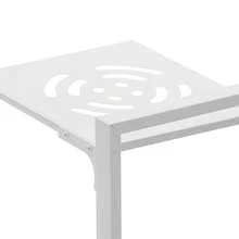 HaroldDol Pot Rack Organizer, Adjustable Pot Pan Stand Organizer Rack, Detachable Kitchen Pan Holder Organiser Stand For Kitchen Counter Cabinet (White, 2 Tiers) - White - View 5