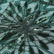 Metme Women's 1920s Scarf Wraps Sequin Deco Fringed Wedding Cape Evening Shawl Vintage Promhalloween - 3-đen - Xem 5