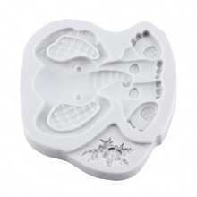 Moldes de fondant con diseño de elefante para decoración de pasteles, decoración de cupcakes, dulces, arcilla polimérica, pasta de goma - Gris - Ver 5
