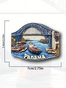 Imán de nevera con diseño 3D estéreo de recuerdo de viaje a América, decoración del hogar