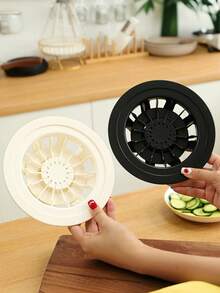 1 szt. Ręczna obrotowa obieraczka do jabłek, Wielofunkcyjna plastikowa obieraczka do owoców, Miniaturowa okrągła foremka do baozi, Plastikowa foremka do baozi, Materiał do maszyny do baozi, Łatwa do wyjęcia z formy nieprzywierająca forma do baozi, Domowa forma do baozi, Baozi, Prasa do pierogów, Szybkie przygotowanie baozi lub pierogów, Oszczędność cennego czasu