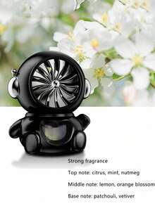 1 buah Pengharum Ventilasi Udara Mobil Aromaterapi Aroma Astronot Dekorasi Kipas Berputar Aroma Tahan Lama - A - View 7