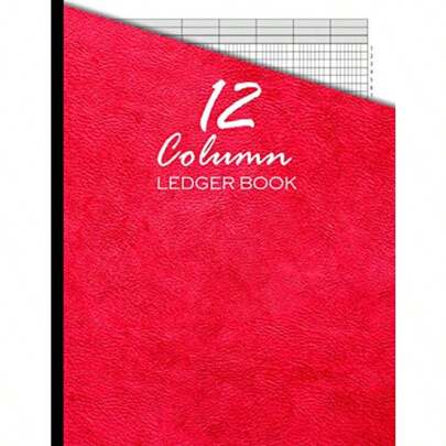 12 Column Ledger Book: The Perfect Accounts Record For Small Business Or Home Use