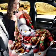 Sanrio 1 pieza Manta de franela de Sanrio My Melody - Estampado de dibujos animados lindo, apto para todas las estaciones, ideal para acampar, viajar, sofá, dormitorio y uso en la oficina, regalo de Navidad