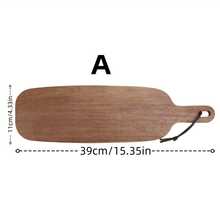 1pc - Rosewood Handle Cutting Board/Steak Board - Multipurpose Wooden Cheese Platter, Double-Sided Durable Kitchen Chopping Board, Rectangular Design With Hanging Hole (15 Inch), Wooden Butcher Block, Home Meat Cutting Board, Cheese & Charcuterie Board, Washable Fruit Board, Home & Dorm Chopping Board, Kitchen Essentials, Kitchen Gadgets - Must-Have Apartment Cooking Accessory, Suitable For Outdoor Camping, Graduation, Back To School, Wedding Season, Christmas, Thanksgiving, Easter, Halloween