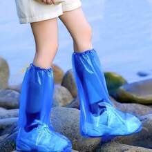 10只加厚旅行防水雨鞋套，结实耐用，适合雨天使用。防水雨鞋套，弹性设计，可搭配雨衣和雨伞使用。男女通用一次性防水鞋套，结实耐用，防滑，适合园艺、骑摩托车、骑自行车和其他雨天活动。鞋袋旅行收纳袋抽绳鞋套便携防尘，男女通用，旅行必备，邮轮必备，度假必备。 - 彩色 - 查看 5