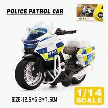 Police Motorcycle Model Inertia Motorcycle, Birthday Gift For Him, Holiday Gift, Collectible Motorcycle Model - Multicolor - View 7