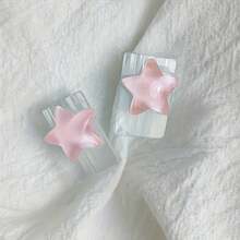 2/4pcs Cartoon Transparent Star Pattern Cable Protector, Candy Macaron Colors, Cute & Fashionable Design Protector, Acrylic Material, Protect Charging Head, Earphone, Phone Cables From Breaking, Extend Data Cable Lifespan, Compatible With IPhone 20W Fast Charging Cable - Multicolor - View 15