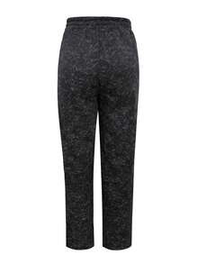 LovelyWholesale Pantaloni sportivi da donna con coulisse e motivo a venature, dritti, per l'autunno quotidiano