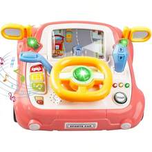 Juguete de Camión para Niños y Niñas de 3 Años y Más, Juguete de Coche con Volante, Luces y Sonidos, Gran Vehículo Divertido, Regalo de Coche de Empuje, Adecuado para Cumpleaños y Navidad - verde - Ver 9