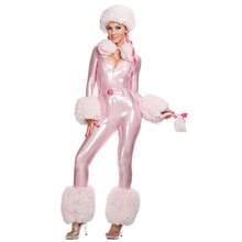 Leather Princess Role Play Cosplay Costume Halloween Stage Outfit Christmas Pink Dog Costume - 6839-Màu hình ảnh - Xem 1