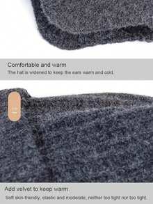 4pcs Set Of Autumn/Winter Hat, Neck Warmer, Gloves & Socks With Thermal Lined And Ear Protection, Fashion Accessories - Multicolor - View 5