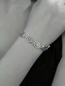1PC Fashion Minimalist Elegant Bracelet For Women – Versatile High-End Symbol Jewelry, Perfect For Daily Commute, Office & Casual Wear, Lightweight Comfortable Design, Stylish Accessory To Elevate Everyday Outfits - Vàng - Xem 1