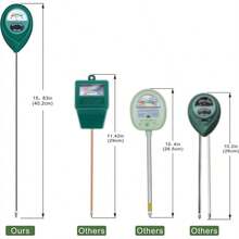 Soil Moisture Meter, Plant Monitor, Hygrometer Sensor Gardening, Farming, Indoor And Outdoor Plants, No Required - 1 + 40CM - View 7