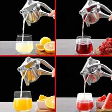 High-Quality Handheld Citrus Juicer, Lemon Juicer, Lime Juicer, Manual Citrus Juicer, Premium Metal Lemon Juicer, Manual Lemon Juicer, Heavy-Duty Metal Manual Juicer, Juice Juicer - Multicolor - View 7
