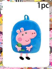 Peppa Pig 小猪佩奇背包 可爱小书包 斜挎包 玩偶背包 小猪佩奇背包 卡通背包 零钱包 粉红猪小妹包 玩偶背包 乔治玩偶书包 小猪佩奇同款 感恩节 圣诞节 生日派对装饰用品 聚会、聚会送亲朋好友的小礼物 小猪佩奇背包 - 彩色 - 查看 12