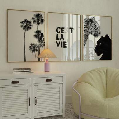 1/3 Stücke ungerahmter Schwarz-Weiß Modekunst-Set, minimalistisch ästhetische Poster Serie, moderne monochromatische Raumdekoration, Y2K Stil Drucke, Schlafzimmer Dekoration, Wanddrucke für Räume, Must-Have für Studentenwohnheim, quadratische Dekoration, Luxus Wohndekoration, stilvolles Geschenk für Wohnzimmer Apartment Dekoration