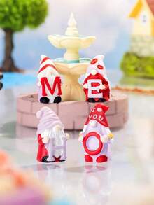 4/8pcs Creative Mini Resin Gnome With "HOME" Tag Small Ornaments,For Desktop Decorations,Christmas Home Decoration,Christmas Gift,Christmas Table Decorations,Elf On The Shelf Props,Christmas Table Centre Piece,Pink Christmas Decorations,Home Decor Living Room,Gifts For Women,Personalised Gifts,Xmas Decorations,Office Desk Accessories,Christmas Presents,Xmas Decoration,Stocking Fillers,Christmas Crafts,Christmas Baubles,Party Decorations,