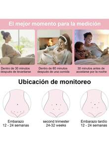DeTODO Portable Ultrasonic Fetal Heart Rate Monitor - Pink - View 5