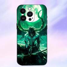 Custodia per telefono compatibile con 16, 15, 14, 13, 12, 11 Plus, Pro Max, XS, X, XR, SE, Mini, 8, 7, in morbido silicone nero, compatibile con custodia per iPhone 17, custodia per iPhone 17 Pro, custodia per iPhone 17 Pro Max, con motivo anime di Ulquiorra Cifer