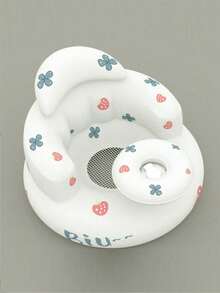 Multifunctional Inflatable Baby Learning Chair And Baby Bath Stool, Baby Inflatable Seat For Babies 3 Months And Up Summer Inflatable Baby Seat For Sitting Up, Blow Up Baby Floor Seat , Baby Shower Chair Floor Seater, Infant Back Support Sofa