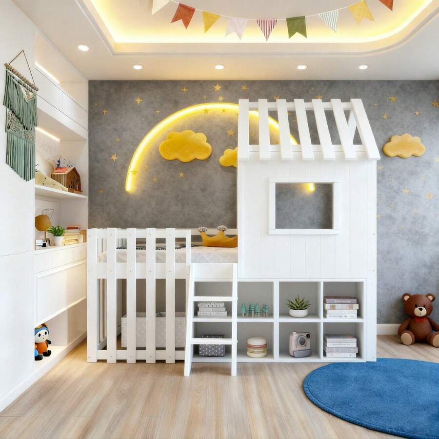 Ramy łóżek dziecięcych, zagłówki i podnóżki